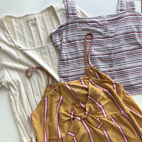 American Eagle Outfitters Tops - NEW American Eagle bundle top lot L/XL